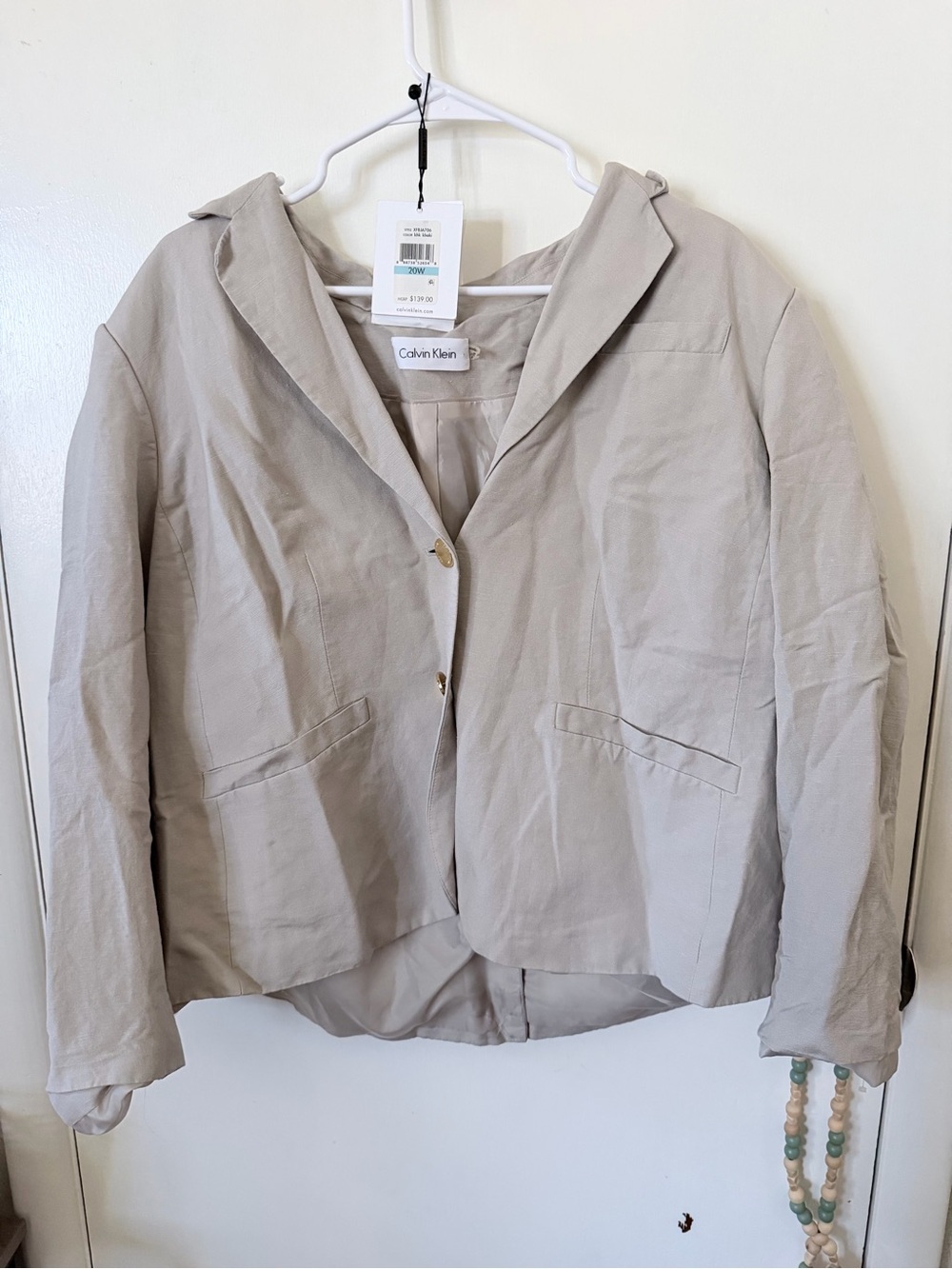 CALVIN KLEIN BLAZER NWT